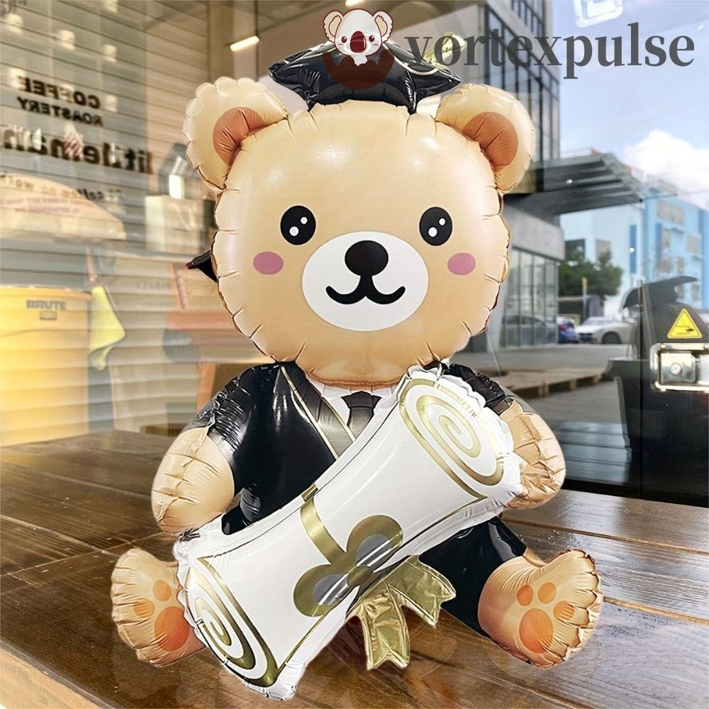 กระแสน้ําวนชีพจร บอลลูนหมีจบการศึกษา,ฟิล์มอลูมิเนียมน่ารักจบการศึกษาพรรคบอลลูน,จบการศึกษาพรรคพื้นหลังซัพพลายโฮลดิ้ง4ง 96.52เซนติเมตรฮีเลียม ก โลโบ ตกแต่งงานปร