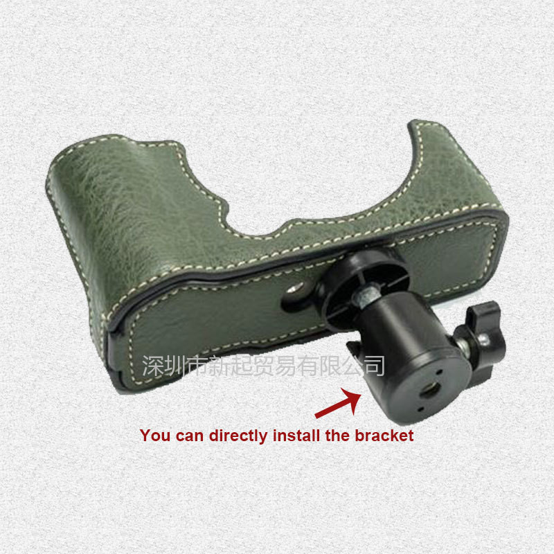 สําหรับ Fuji XM5 กล้องป้องกันกรณี X-M5 Handle กระเป๋ากล้อง XM-5 หนังฐานกล้องรองเท้าร้อนเลนส์อุปกรณ์เสริม XM 5