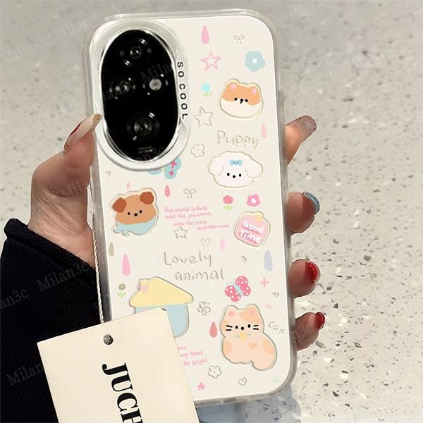 เคส Honor 200 90 เคส Honor 200 Pro เคส Honor 200 Smart Cat House เคสโทรศัพท์กันกระแทก เคสแข็งลายการ์