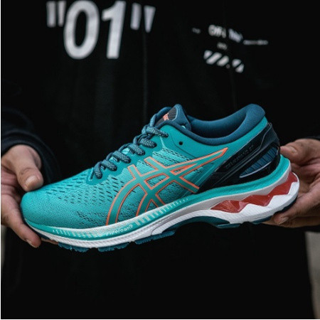 Asics Gel-Kayano 27 k27 ผู้หญิงย้อนยุคกันกระแทกกีฬา