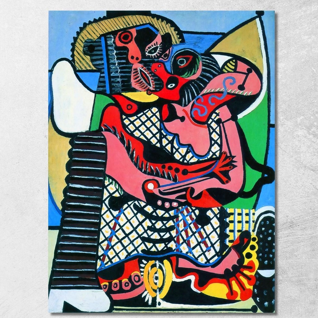 The Kiss Pablo Picasso, ppc46 ภาพพิมพ์บนผ้าใบแคนวาส
