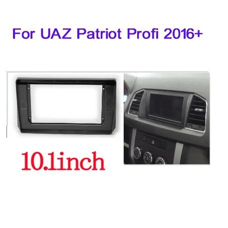 ชุดกรอบหน้าการนำทาง UAZ Patriot เข้ากันได้กับ UAZ PATRIOT ปี 2016+ ชุดปรับแต่งการนำทาง Android อเนกป