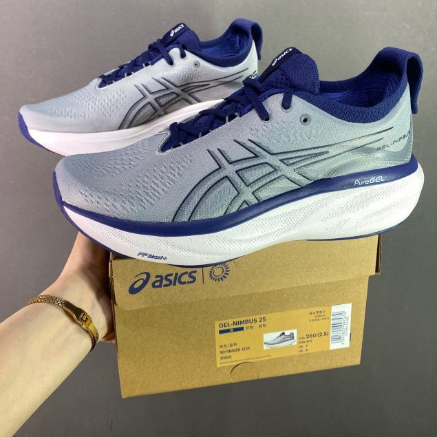 Asics GEL-Nimbus 25 Men Running Shoes GEL-Nimbus 26 Lightweight CUSHIONING Sports Shoes 1011B547-021