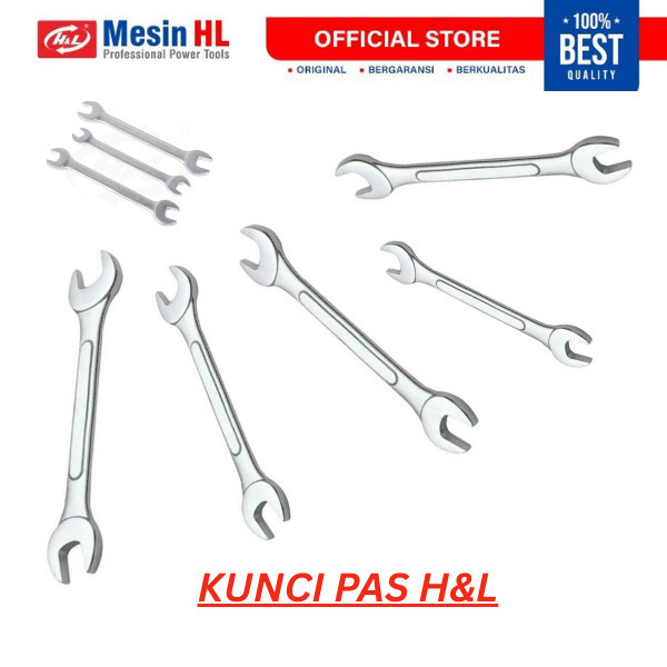 HL 6x7 - 8x9 - 8x10 - 10x11 - 10x12 / H&L Premier Double Open ประแจ/ประแจ