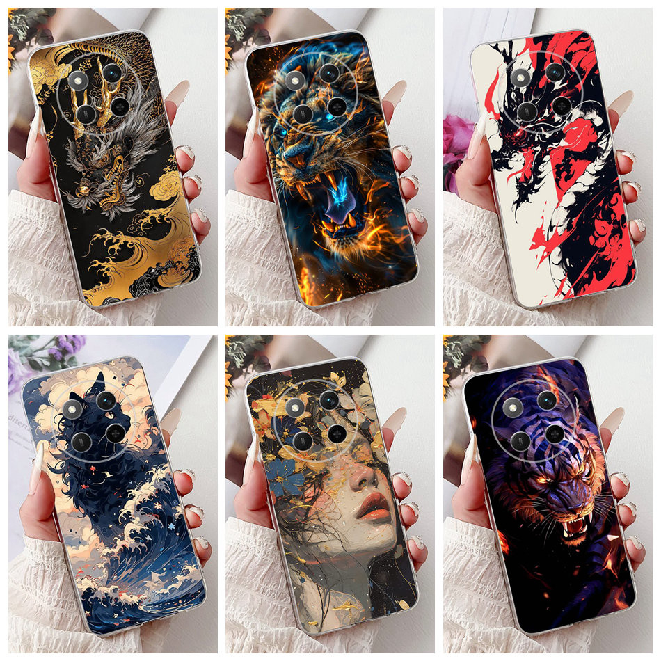 สําหรับ Honor X9C 5G / Honor X9C สมาร์ทใหม่ Cool Dragon เคสโทรศัพท์ HonorX9C X 9C สมาร์ท 5G ซิลิโคนนุ่ม TPU กรณี – โปรปัง
