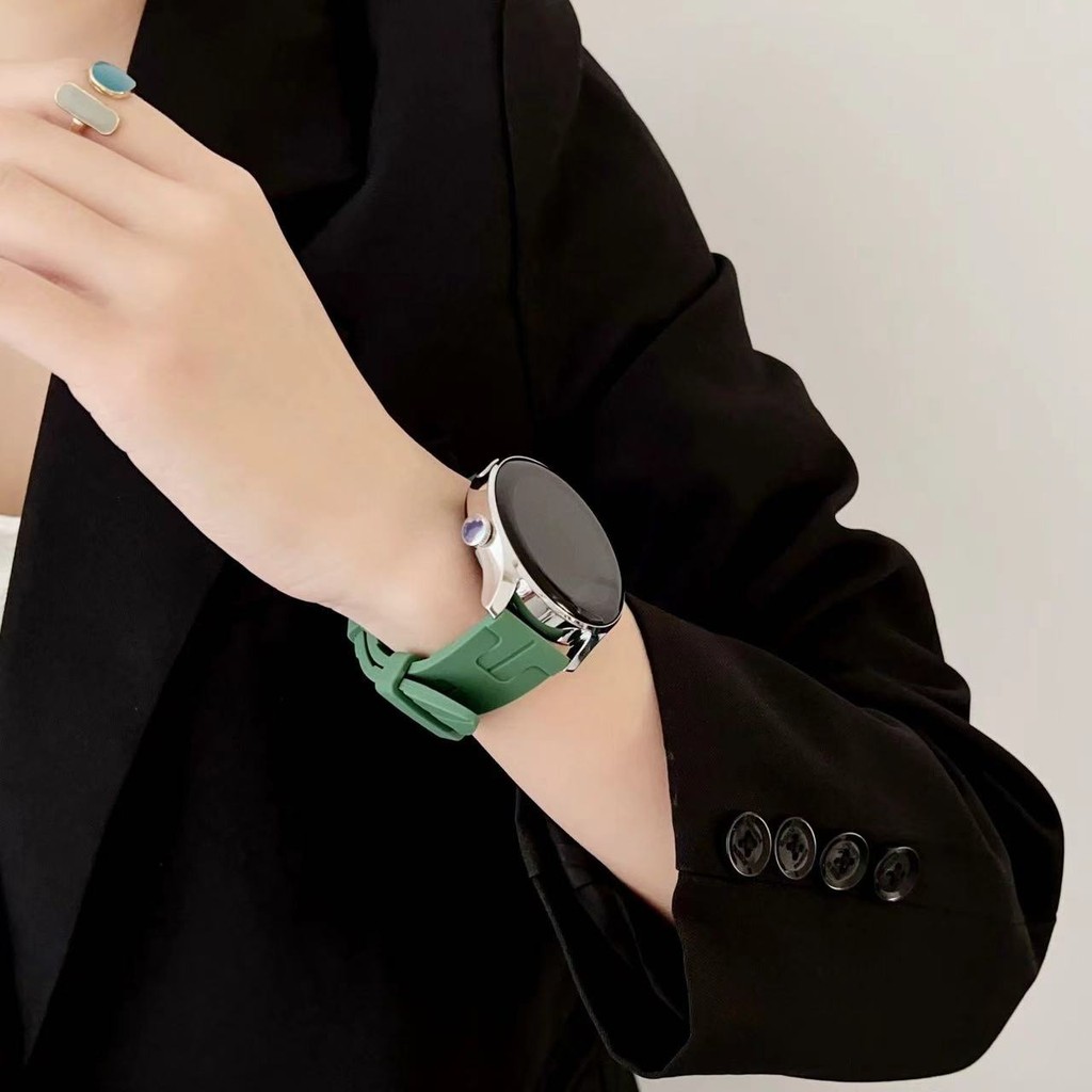 สายนาฬิกาสำหรับAmazfit bip5/bip6/balance/GTR2/GTR2e/GTR3/GTR4/GTR3proลายhermesสายนาฬิกา22mm