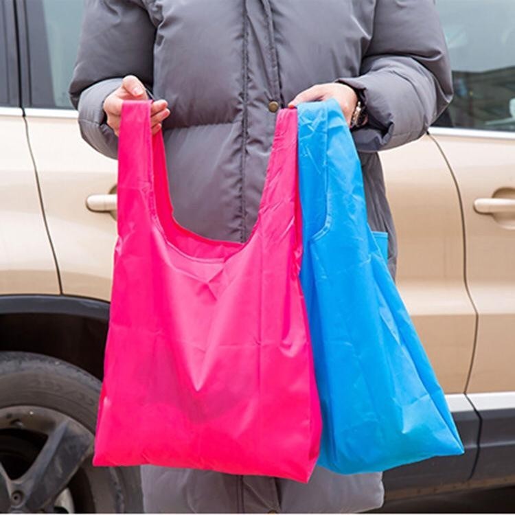 SR กระเป๋าช้อปปิ้งแบบพับได้เป็นมิตรกับสิ่งแวดล้อม Tote Bagcu Shopping Bag R133