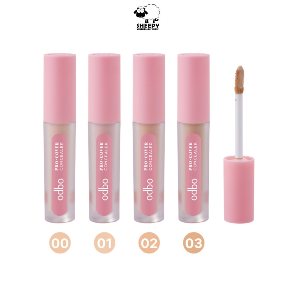 odbo Pro Cover Concealer คอลซีลเลอร์ เนื้อบางเบา  เกลี่ยง่าย ไม่เป็นคราบ (OD4012)