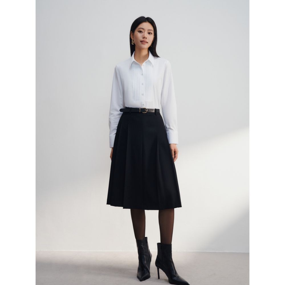 G2000 เสื้อเชิ้ตแบบทางการสำหรับผู้หญิง Slim Fit รุ่น 4622219300 WHITE