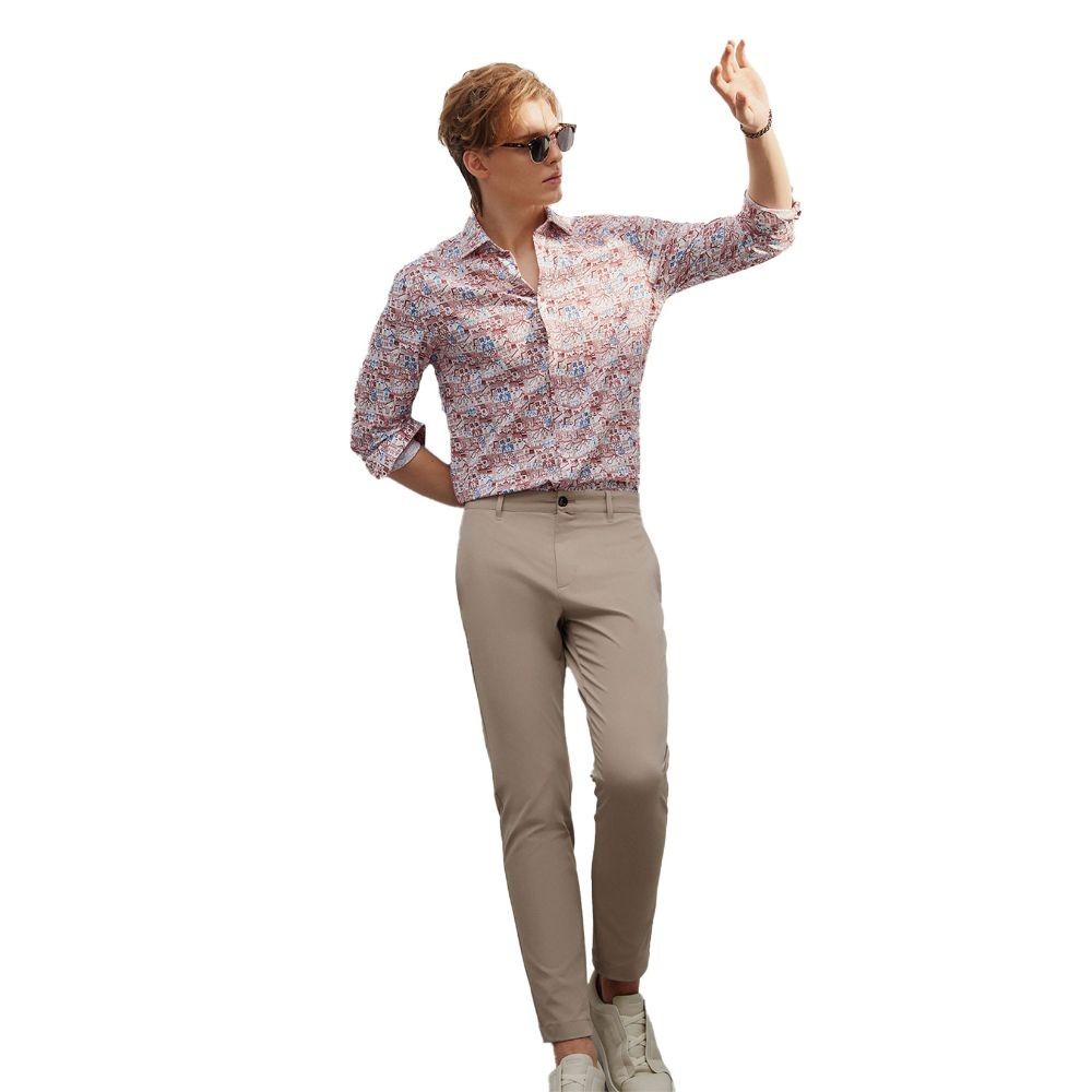 G2000 เสื้อเชิ้ตแขนยาวลำลอง สำหรับผู้ชาย รุ่น 4612085234 YELLOW