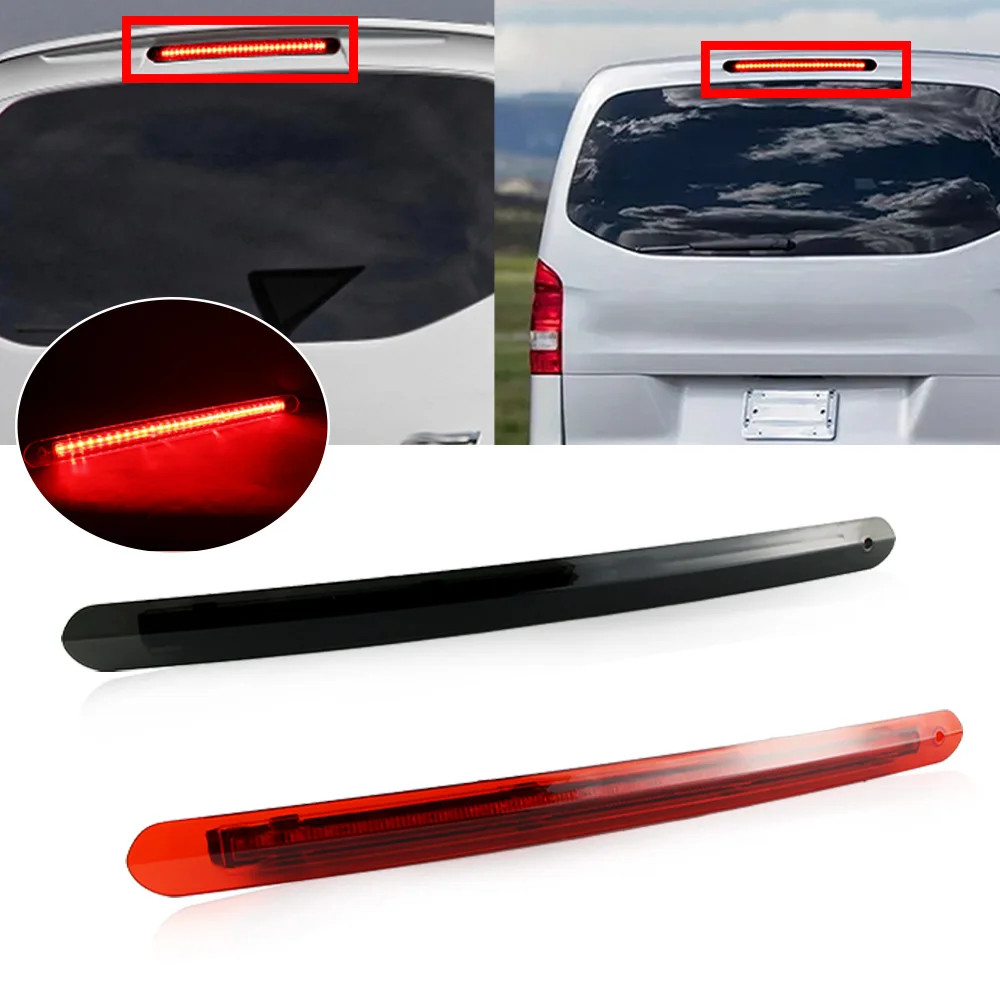 1 ชิ้น LED ไฟหยุดเบรคที่สามที่ติดตั้งสูง High Mount เบรคหยุดไฟท้ายสําหรับ Mercedes Benz V-Klasse Vit