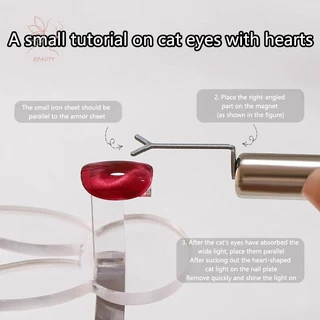 [maybeauty] เครื่องมือลวดติดเล็บรูปตัว Y สําหรับสร้างหัวใจและแท่งรูปร่างบนเล็บหัวใจรักตาเล็บแม่เหล็กอุปกรณ์ศิลปะ {TH}