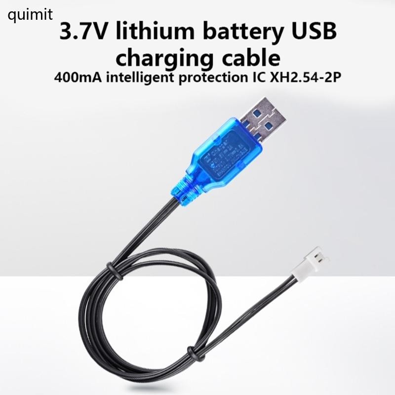 QUIM Advanced 3 7V แบตเตอรี่ลิเธียม XH2 54-2P สายชาร์จพร้อมการป้องกันที่ปลอดภัยสําหรับเครื่องบิน UAV