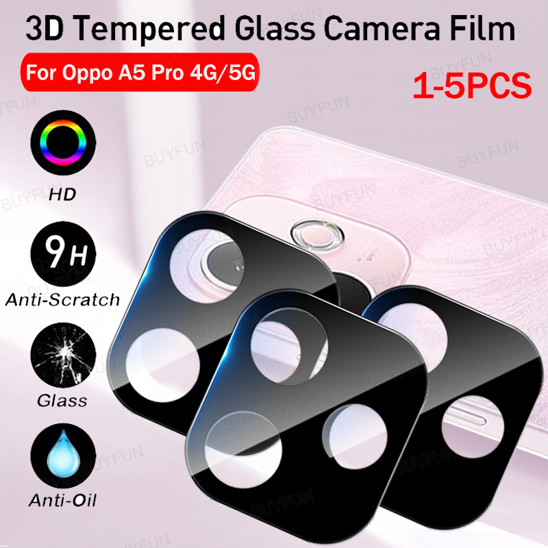 1/5Pieces 3D Curved Glass For Oppo A5 Pro 5G CPH2695 a5pro 4G CPH2711 6.67" Camera Lens Protector Tempered Glass Cop