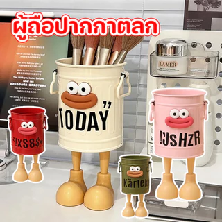 COD ที่ใส่ปากกา DIY กล่องเก็บแปรงแต่งหน้า ความจุขนาดใหญ่ สร้างสรรค์สก์ท็อปกรณี แบบยอดนิยม