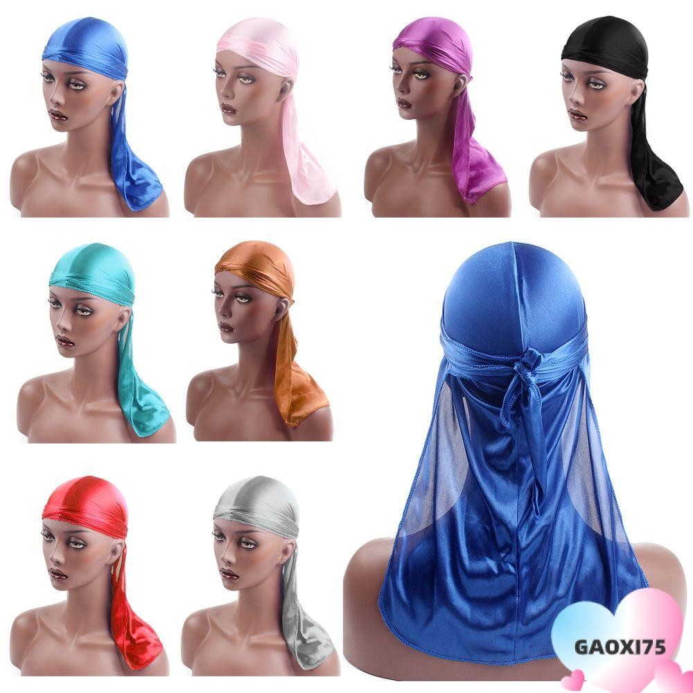 GAOXI75 Bandana Adjustable Headwrap Chemo Cap Fashion Pre-Tied Pirate Hat
