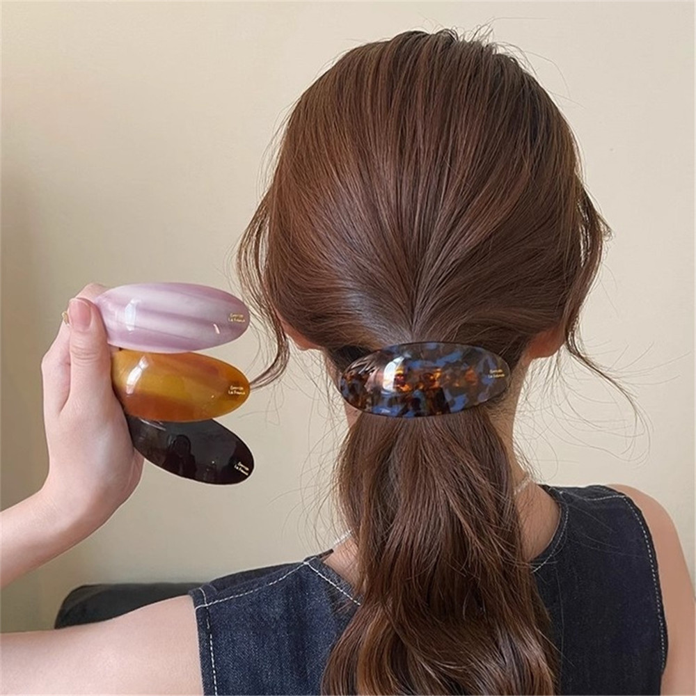 ฤดูใบไม้ผลิคลิปกิ๊บติดผมคว้าคลิปผู้หญิงระดับไฮเอนด์ 2025 ใหม่ด้านหลังหัว หนึ่ง-เส้น เชย เครื่องประดับผมแนวโน้ม - รูปที่ 3