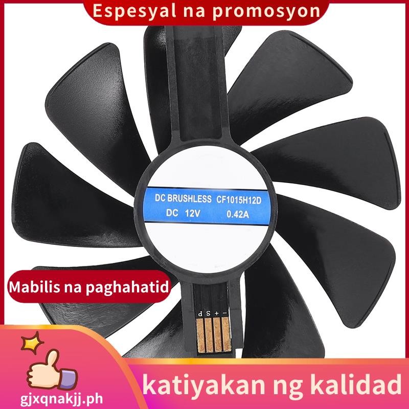 95 มม.CF1015H12D DC12V การ์ด Cooler พัดลมระบายความร้อนเปลี่ยนสําหรับ Sapphire NITRO RX480 8G RX 470 