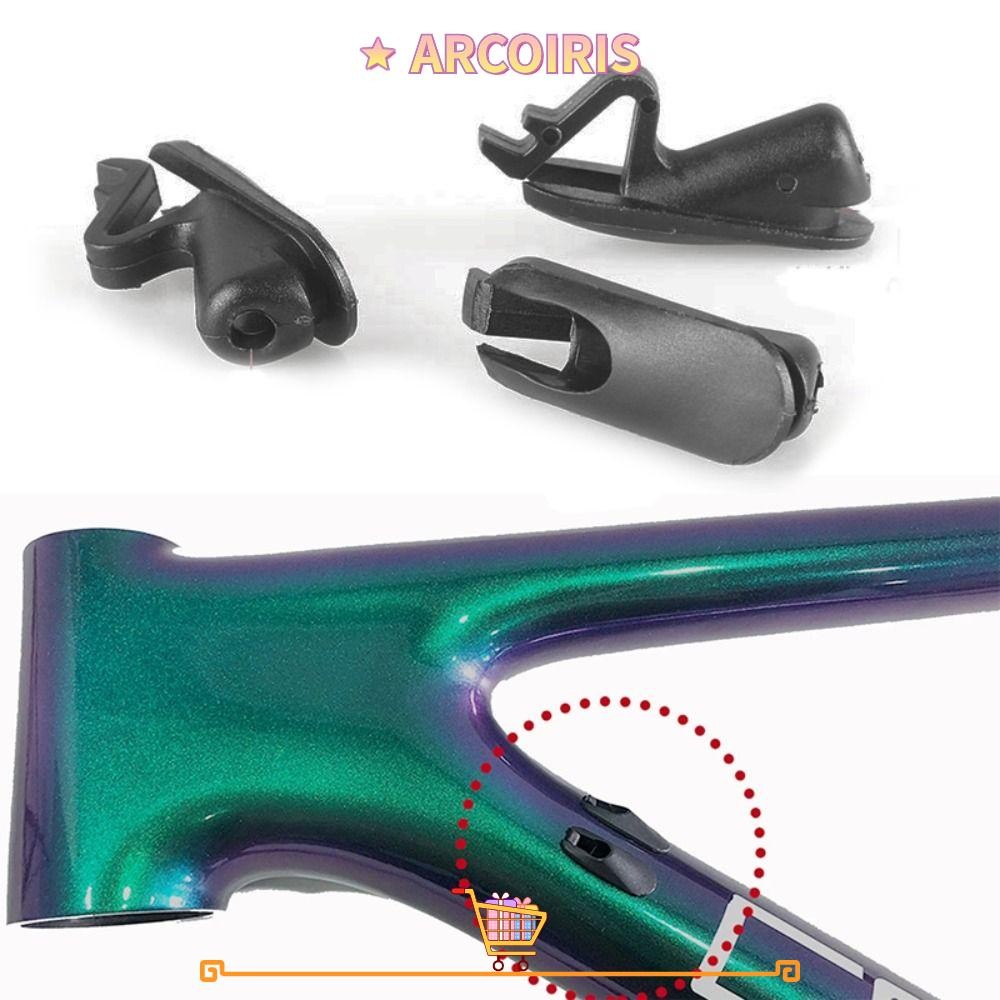 ARCOIRIS ปลั๊กกรอบเส้นทางสายเคเบิล, 24X8.5 ที่วางสายเบรคจักรยานที่ทนทาน, น้ําหนักเบา Grommets Cable Guide