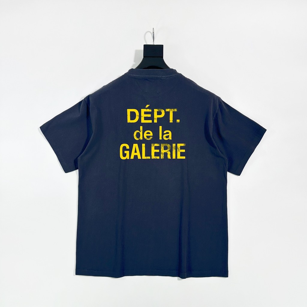 ผ้าฝ้ายแท้ GALLERY DEPT Basic American High Street Short Sleeve Ready Stock