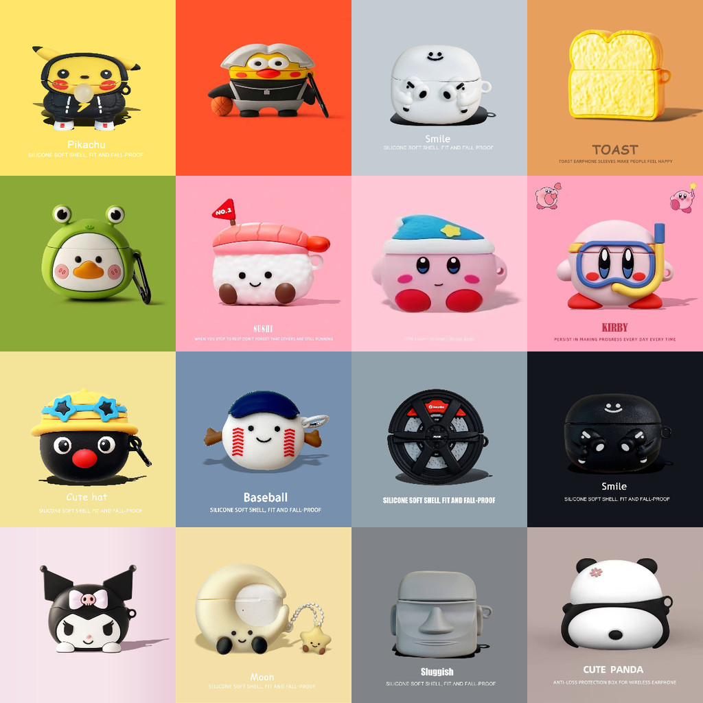 เคสหูฟัง ใช้ได้กับ: Jeep EW011 เคส Case เคสหูฟังบุคลิกภาพเป็ด Moon Panda Jeep JP-EW011