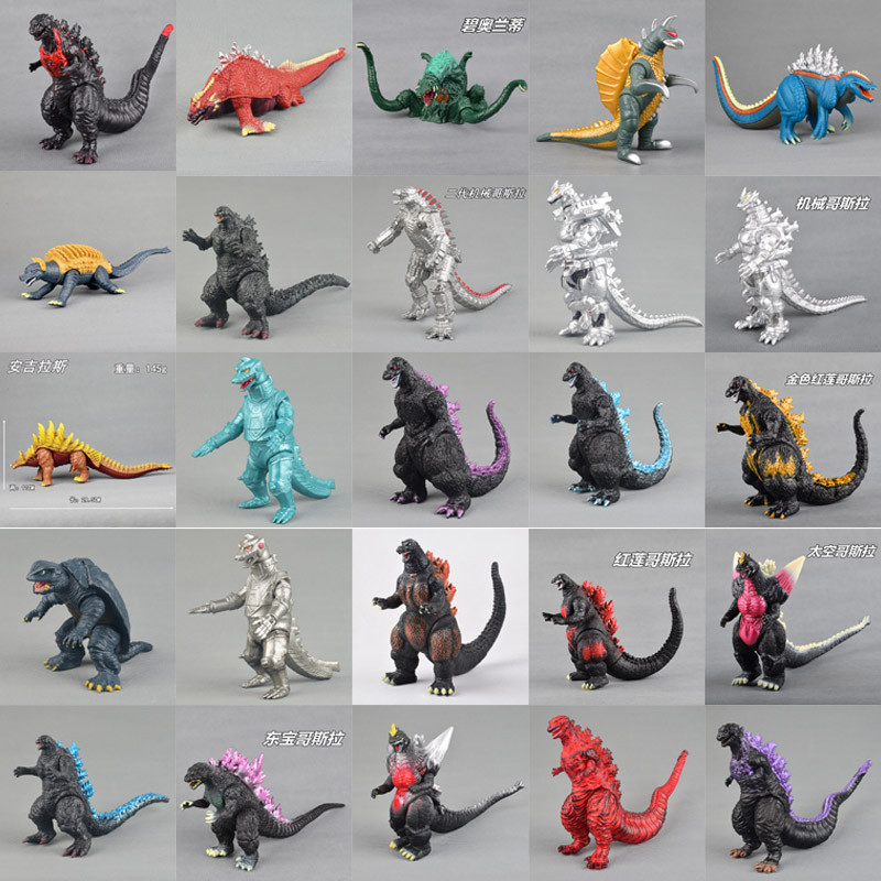 30 รูปแบบ Godzilla Vs King Kong Ghidorah Mechanical Three-Headed Dragon Gorilla Hand-made ตุ๊กตาอุปกรณ์ต่อพ่วงเครื่องประดับของเล่นของขวัญ