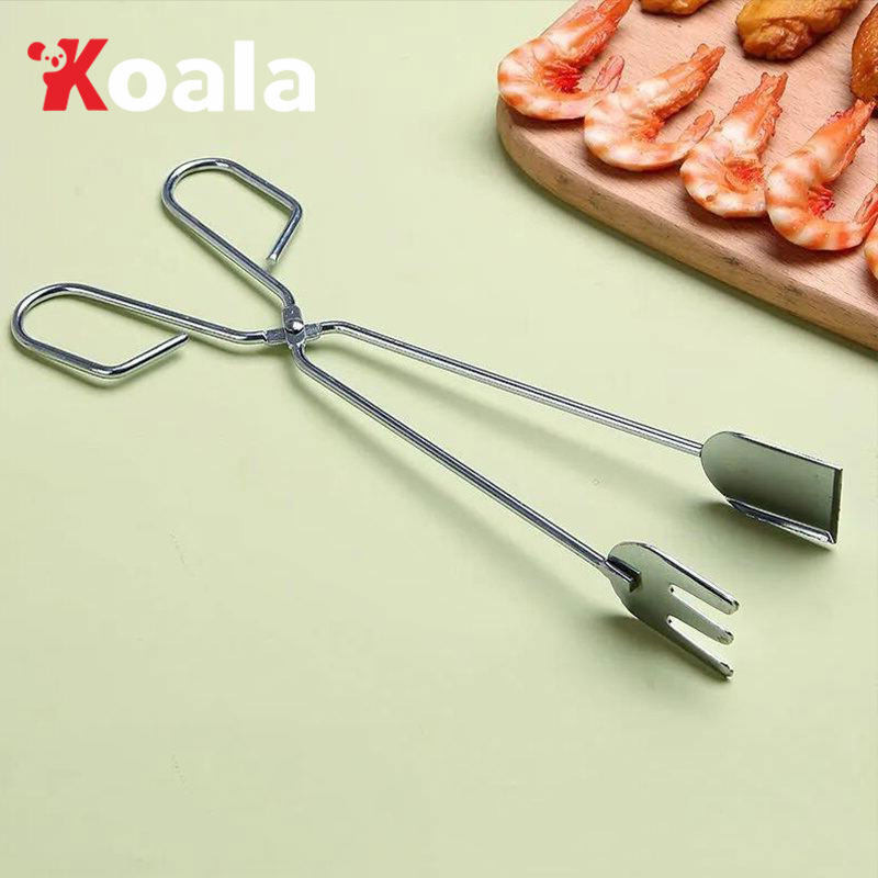 KOALA กรรไกรคีบขนม คีบอาหารปิ้งย่าง บาร์บีคิว กรรไกรอุปกรณ์เครื่องครัว 25.8/30.8/35cm