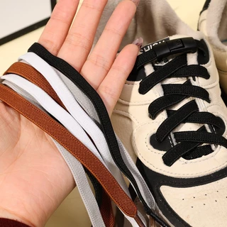 No Tie Shoe Laces Press Lock Shoelaces - เชือกผูกรองเท้าแบบปลดเร็วสำหรับกีฬาและกลางแจ้ง - ใช้ได้กับรองเท้าผ้าใบและบูทสำหรับผู้ใหญ่และเด็ก