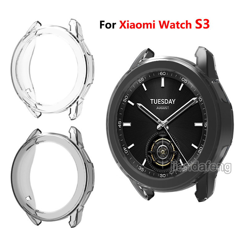 เคสป้องกันโปร่งใสแบบนุ่มสําหรับนาฬิกา Xiaomi S3
