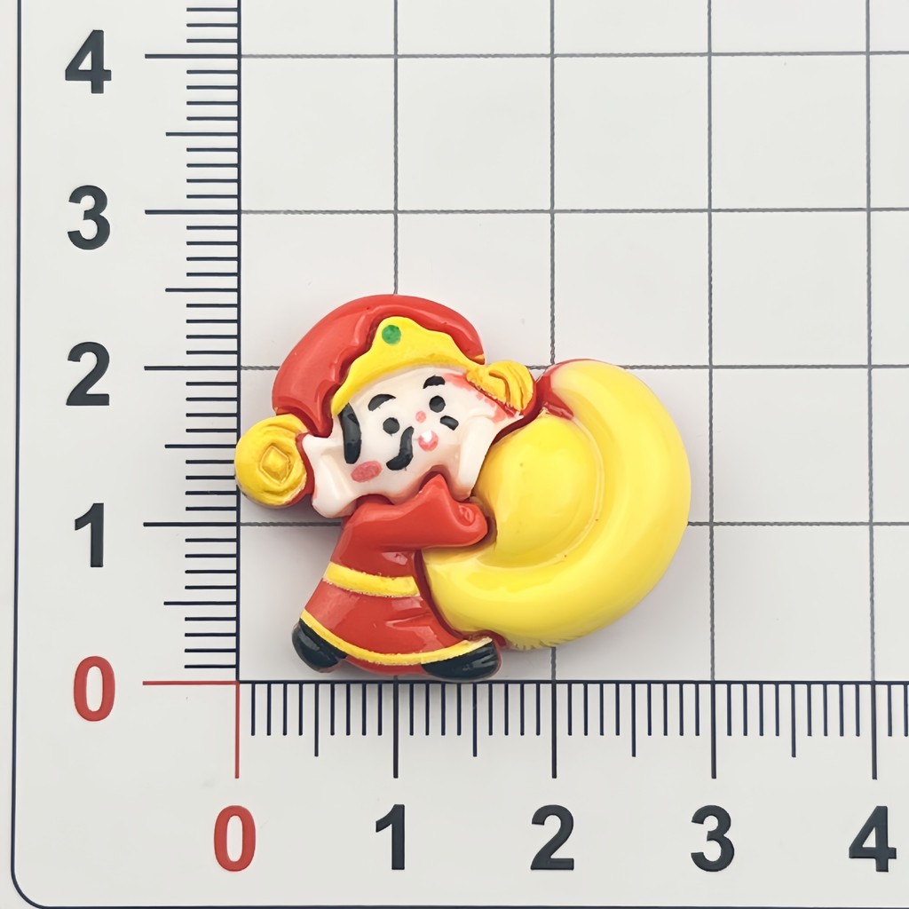 ปีใหม่ปีใหม่ตรุษจีนเทพเจ้าแห่งความมั่งคั่งแท่งเรซิน DIY อุปกรณ์เสริมขายส่งมือ DIY ครีมกาวเคสโทรศัพท์เชือกหัว - รูปที่ 6