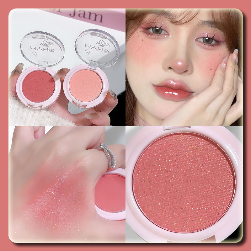 YTL กลิตเตอร์ บลัชออนพาเลท เครื่องสําอาง โทนนู้ด สีโมโนโครมธรรมชาติ