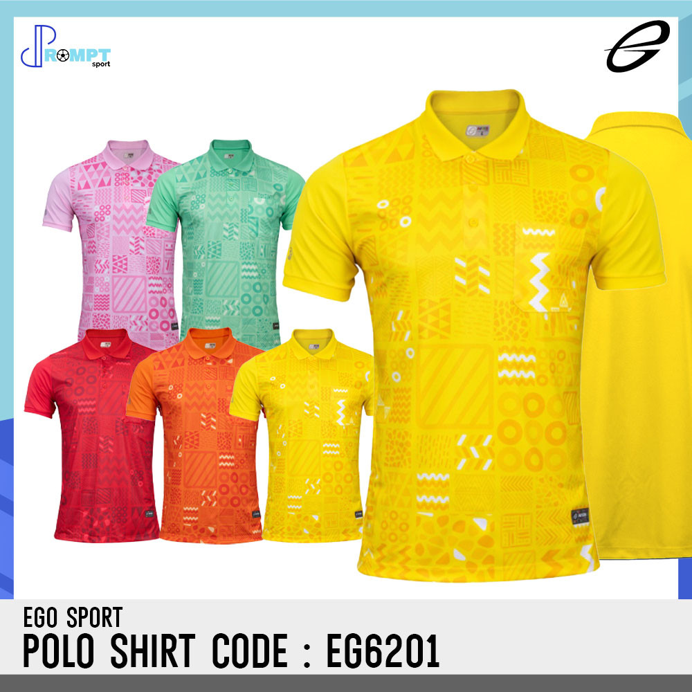 EGO SPORT เสื้อโปโล รหัส EG6201 ใส่ได้ทั้งชายและหญิง ชุด 2 ของแท้100%