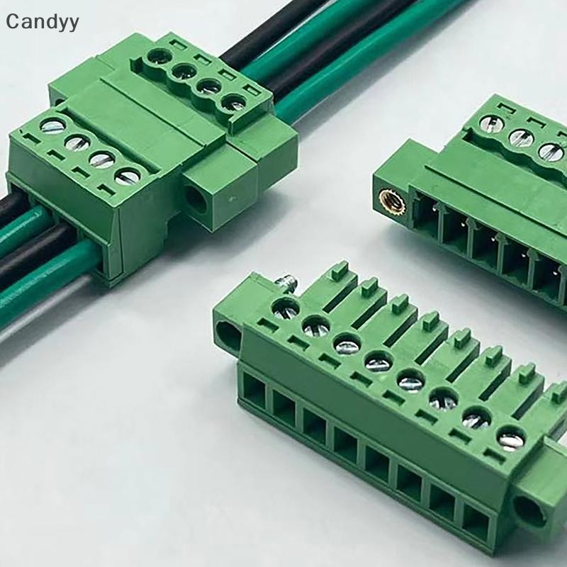 NDY 1 ชุด 15EDGWC Pitch 3.81 มม.2 P/3 P/4 P/5 P/6 P/8 P/9 P/10 P Pluggable Terminal Block Connector 