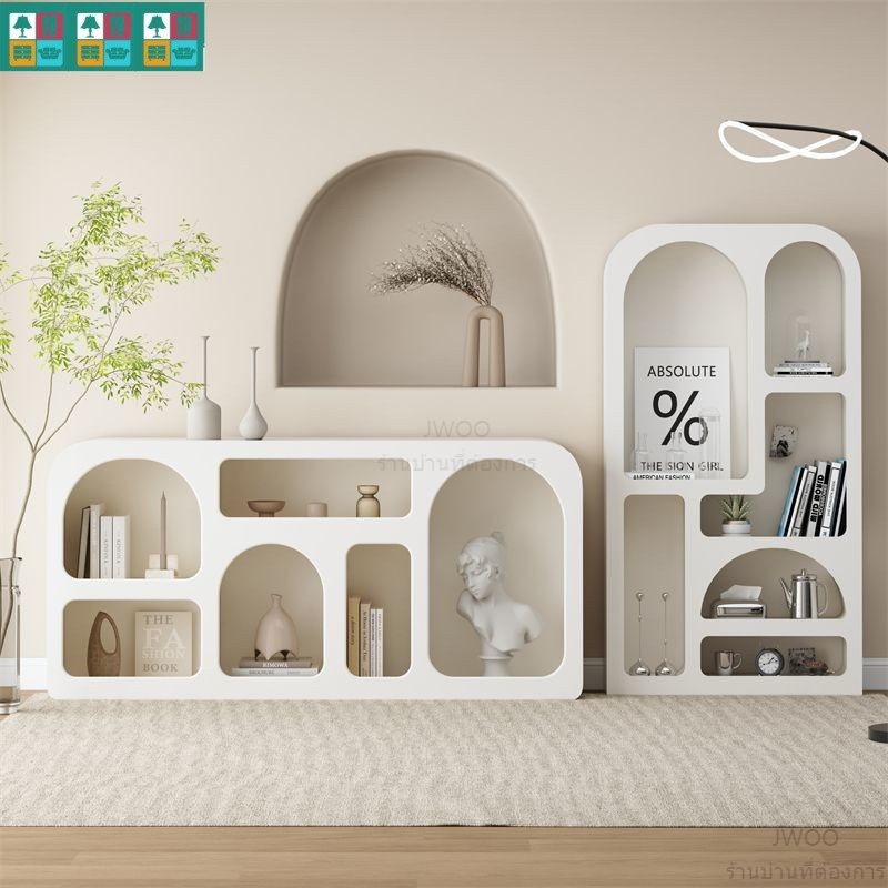 French shelf, entrance cabinet, curved cabinet, bookcase, Salon storage, Showcase