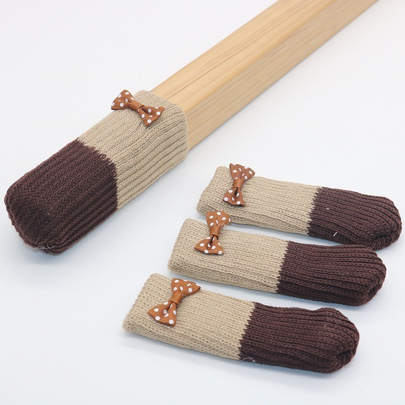 [3-5 วันมาถึง] ผีเสื้อผูกเก้าอี้ขาฝาครอบป้องกัน-กันลื่นป้องกันรอยขีดข่วนป้องกันเสียงรบกวน-โซฟาฟุตกรณี-ถักขาโต๊ะแขน-เฟอร์นิเจอร์ขาป้องกัน-ตกแต่งบ้าน - รูปที่ 5