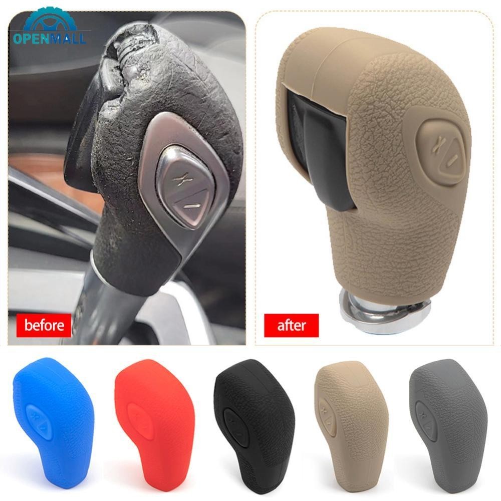 OML ซิลิโคนรถเกียร์ Shift COLLAR Shift Knob Grips ฝาครอบ Shift Lever ตกแต่งสําหรับ Ford Fiesta ใหม่ Focus Escort Mondeo Ecosport
