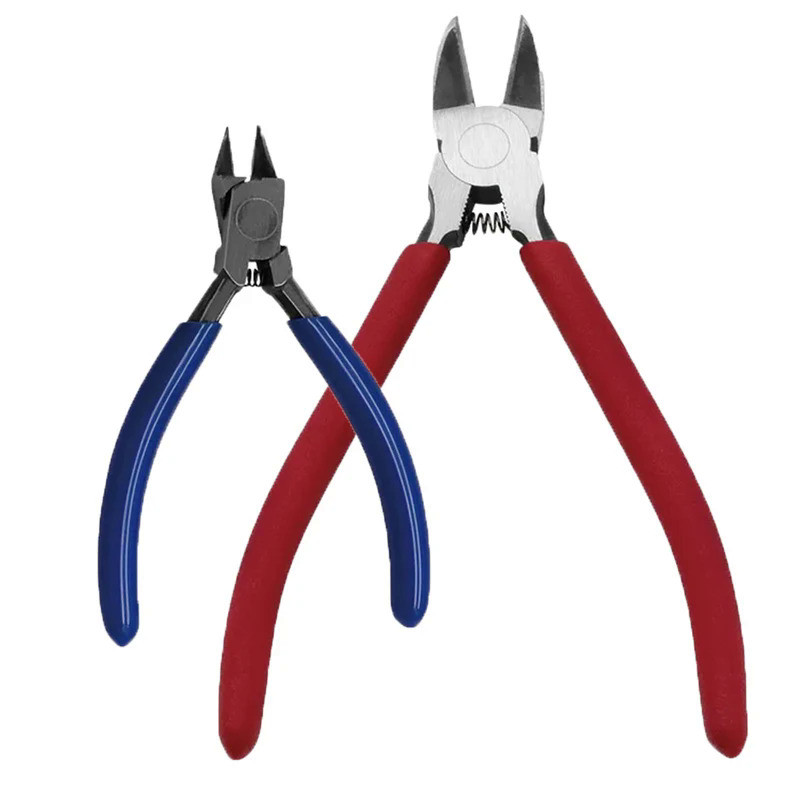 1Piece Wire Cutter Pliers Diagonal Pliers Side Cutting Nipper For Cutting Copper Wires Precision Par