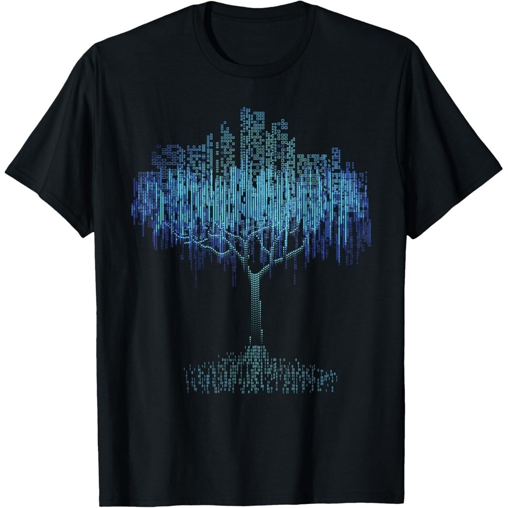 Binary Tree Coding โปรแกรมเมอร์คอมพิวเตอร์ Tee เสื้อ Tee เสื้อยืด