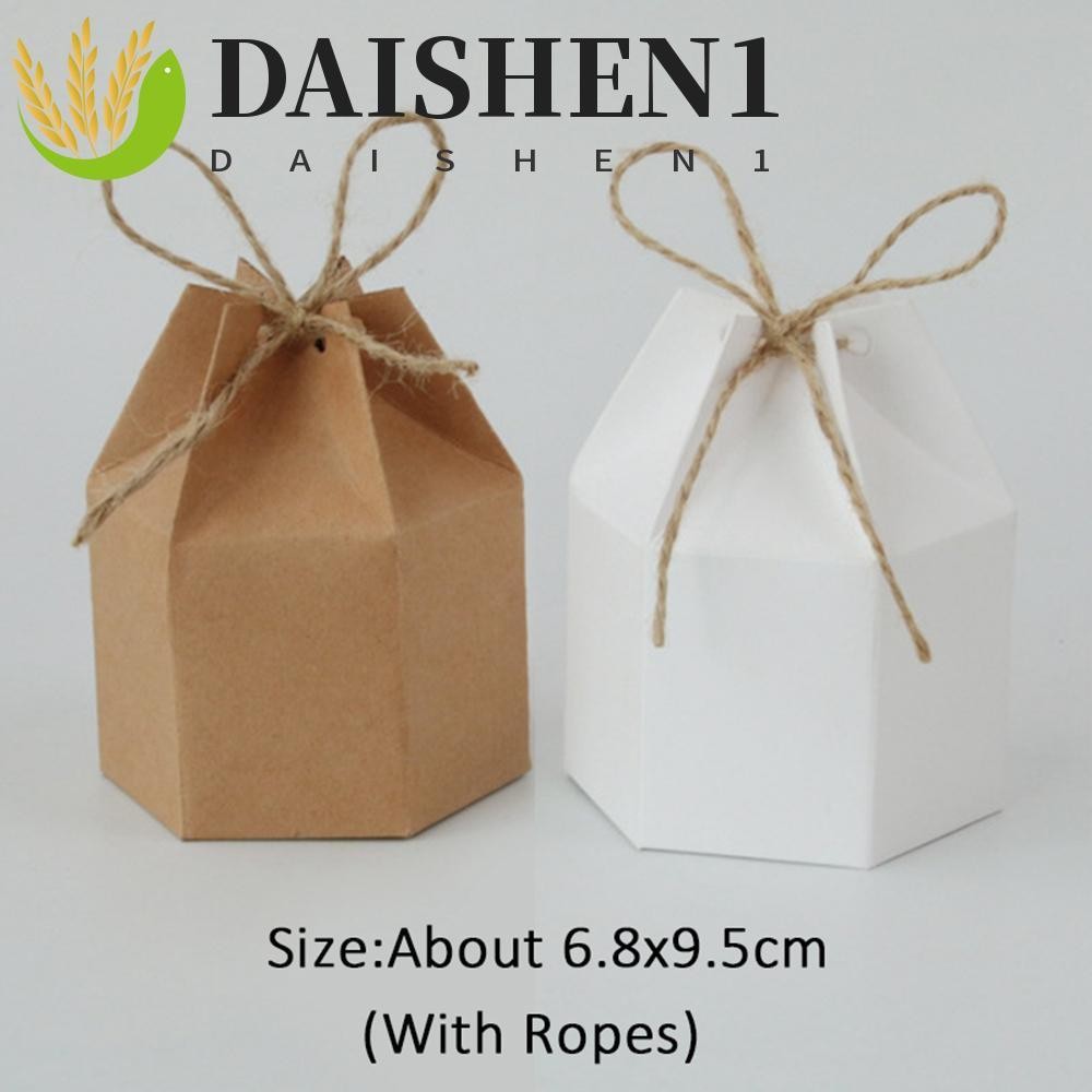 Daishen1 กล่องขนม กล่องโคมไฟ 10/30/50 ชิ้น สําหรับปาร์ตี้คริสต์มาส วันวาเลนไทน์