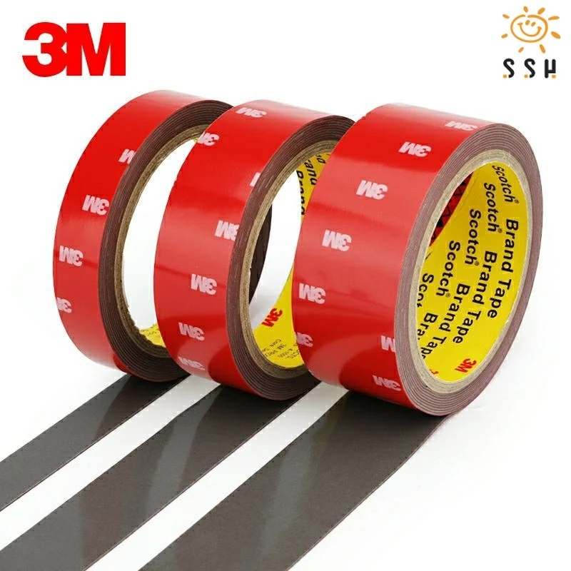 เทปกาว2หน้า 3M เทปโฟม กาวสองหน้า3m มีแรงยึดติดสูง ติดรถยนต์ เทปติดผนังไม่ทิ้งคราบ กันนํ้ามนร้อนได้