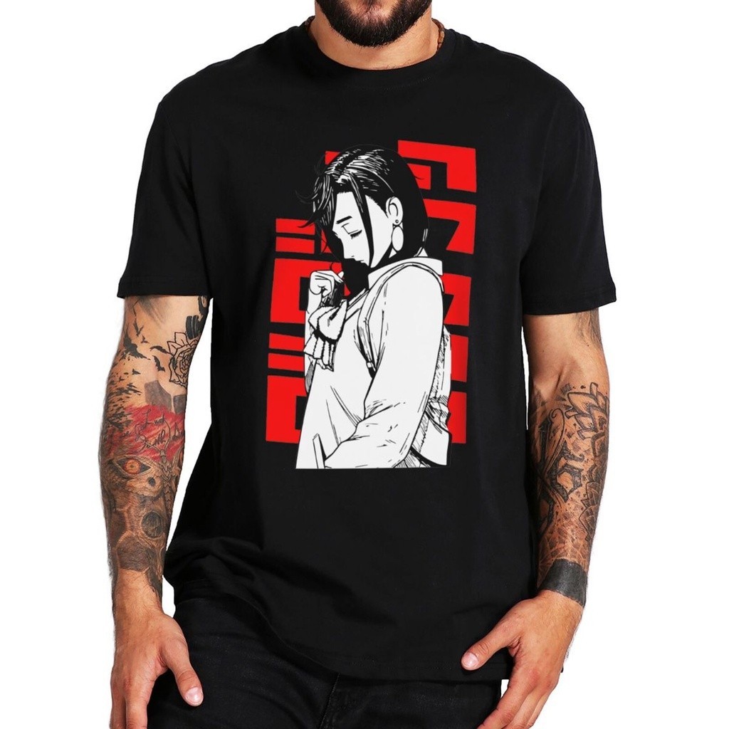 Dandadan Okarun T-shirt เสื้อยืดสั้นทรงหลวมอินเทรนด์อเนกประสงค์สำหรับฤดูร้อนcotton