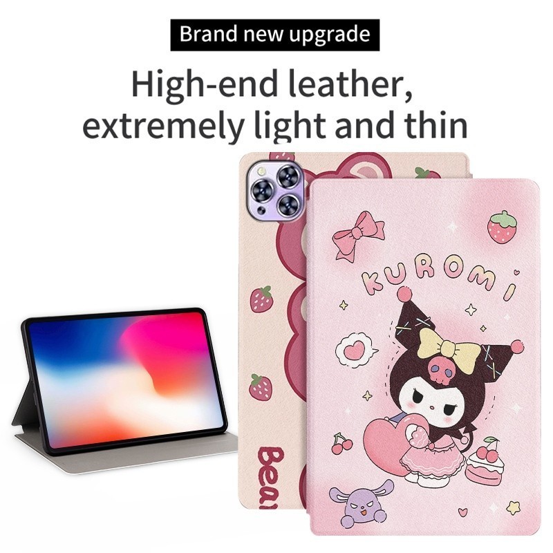 สําหรับRealme Padแท็บเล็ตP70 แฟชั่นรูปแบบการ์ตูนกันกระแทกกรณีแท็บเล็ตRealme P60 11 นิ้วคุณภาพสูงPUหนังเหงื่อลื่นฝาครอบ - รูปที่ 5