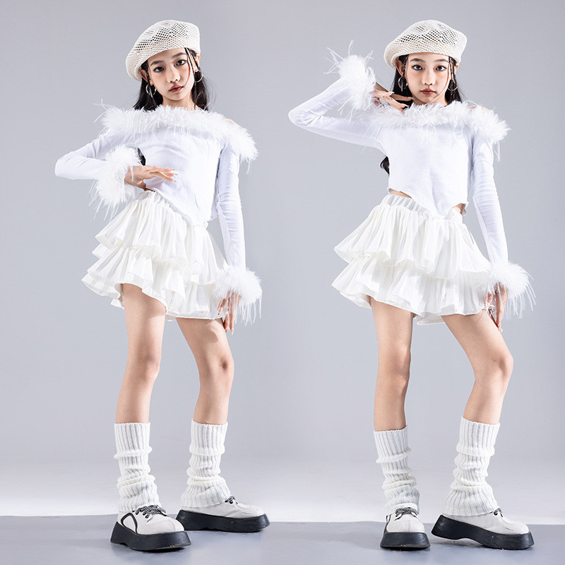 พร้อมส่ง ชุดเต้นแจ๊สสำหรับเด็ก / ชุดว่า รูปที่ 3