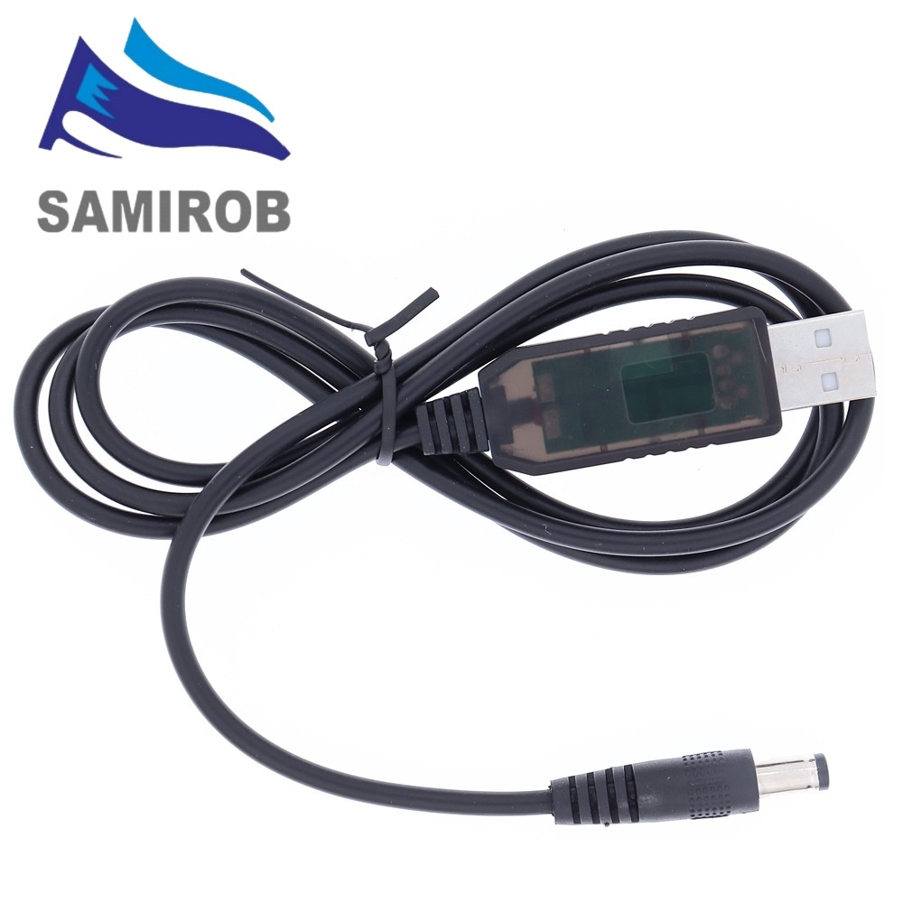 อะแดปเตอร์แปลงสายเคเบิล USB DC 5V เป็น DC 5V 9V 12V ปลั๊ก 2.1*5.5 มม.