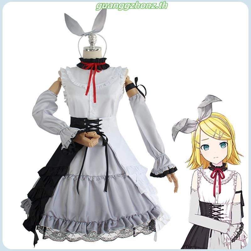 Project Sekai Colorful Stage! feat. Kagamine Rin Cosplay Costume ชุดอนิเมะ  ชุดคอสเพลย์  Game dress 
