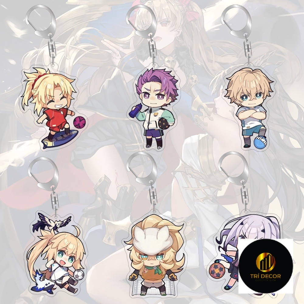 Fate/Grand Fgo 55 มม.พวงกุญแจอะคริลิคน่ารักการ์ตูนกระเป๋าพวงกุญแจอุปกรณ์เสริม