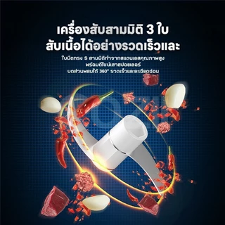 BUJOY เครื่องปั่นกระเทียม พริก 150/250ML ไร้สาย USB ปั่นละเอียด บดเนื้อ บดกระเทียมไฟฟ้า