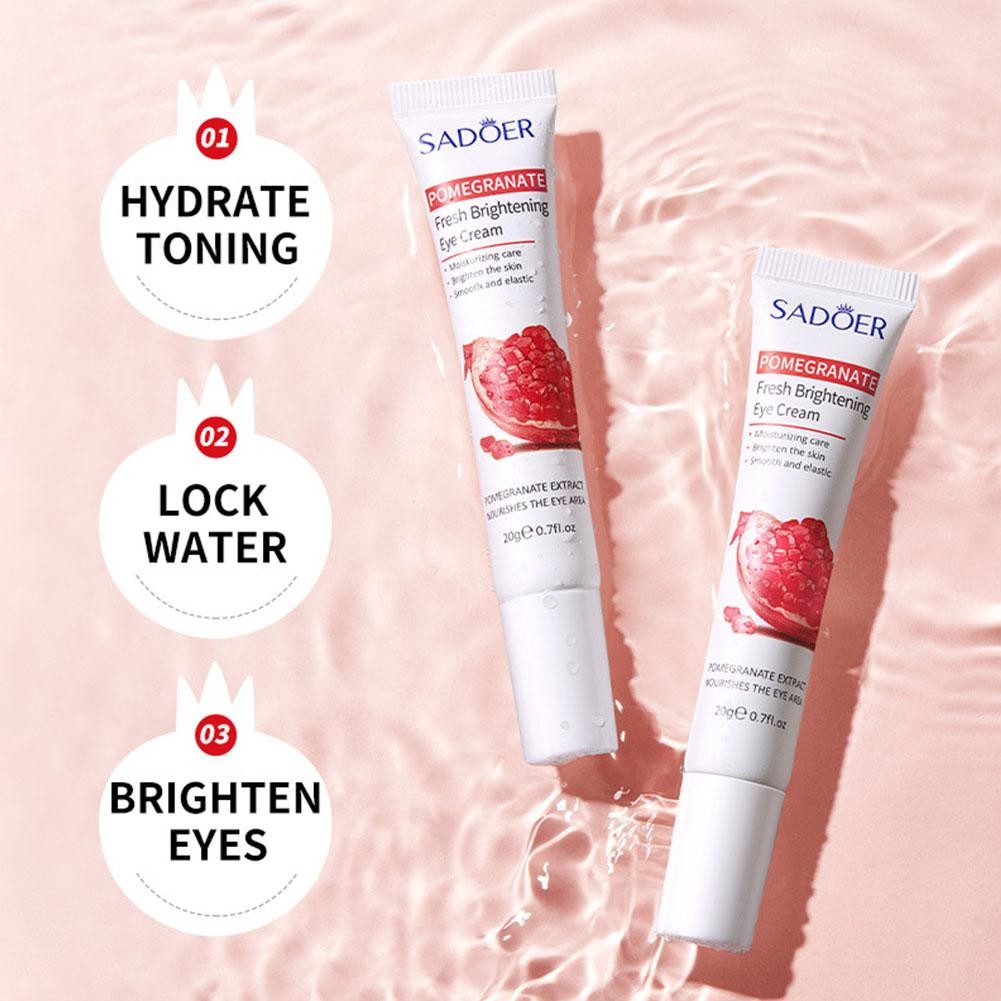 Sadoer Dark Circle Remover Eye Cream ทับทิมสีแดง Moisturize Eye Cream Y5A8