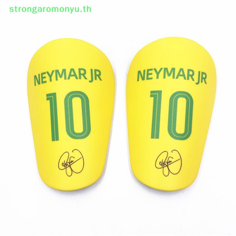 Strongaromonyu Mini Football Shin Pads ทนต่อการสึกหรอฟุตบอลการฝึกอบรม Shin Guards ฟุตบอลการฝึกอบรม Shank Board กีฬาขาอุปกรณ์ป้องกัน TH