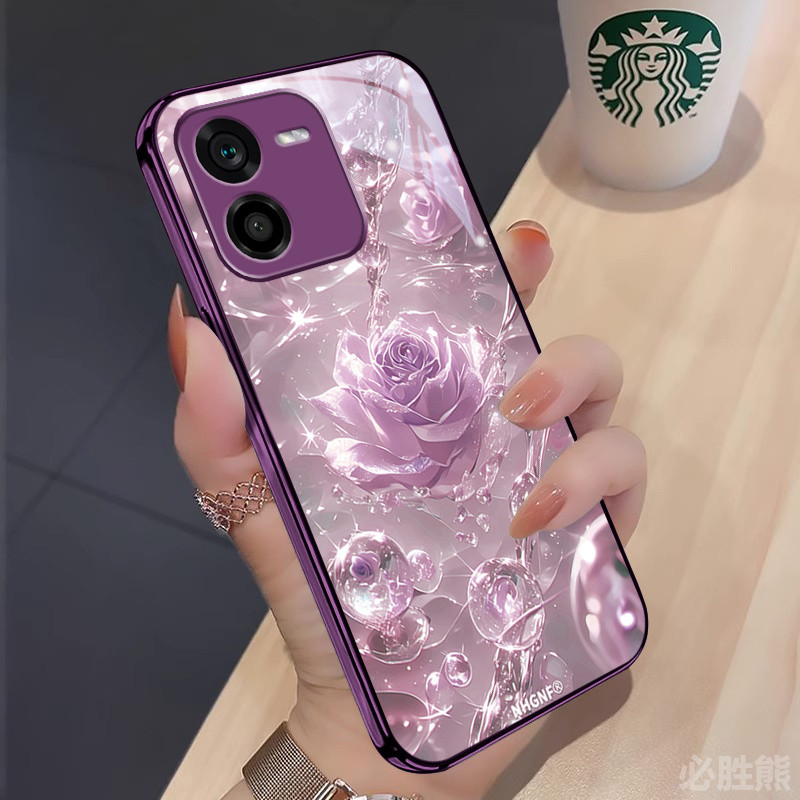 VIVO y37pro เคสโทรศัพท์มือถือ y37pro กระจกโลหะกันกระแทกกันสิ่งสกปรกเคสแข็งเคสป้องกัน